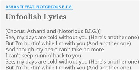 ashanti unfoolish lyrics|unfoolish ashanti lyrics.